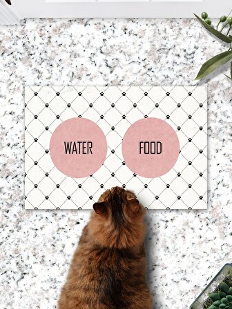 Mini Pati Kedi Köpek Mama Eğitim Paspası Ve Beslenme Altlığı