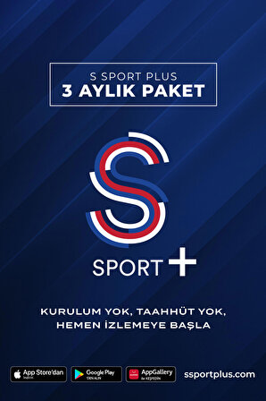 S Sport Plus 3 Aylık Paket