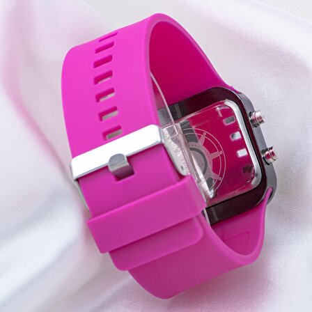 Kadın Kol Saati Led Silikon Genç Kız Saatleri Takvimli Saat ST-304193