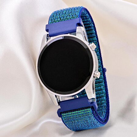 Yeni Cırtlı Yapışır Lacivert Kordon Dijital Led Unisex Model Kadın Erkek Saati