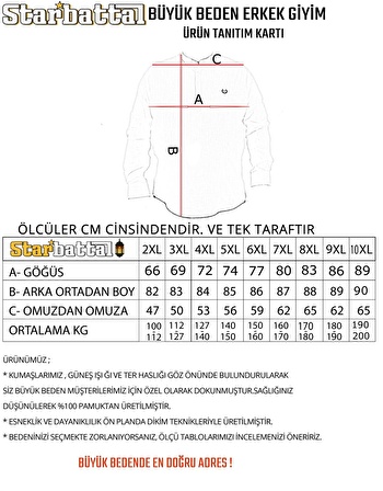 Starbattal Büyük Beden Erkek Gömlek Colourful Square 23365 BORDO