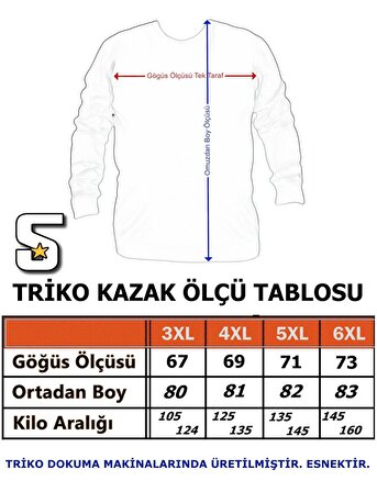 Starbattal Erkek Büyük Beden Sıfır Yaka Basic Triko Kazak 23750 ANTRASIT