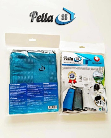 ŞAHİN TEDARİK PELLA MİKROFİBER TEMİZLİK BEZİ 3LÜ PAKET (40X60)