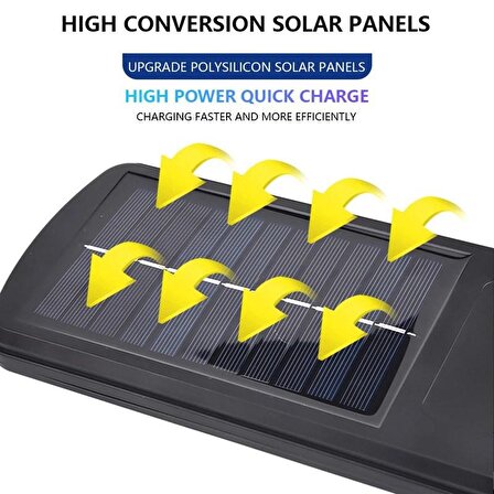 Dekoratif 100 Ledli Güneş Enerjili Kumandalı Hareket Sensörlü Solar Dış Mekan Bahçe Lambası