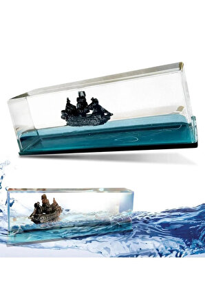 Dekoratif Hediye Akvaryum Biblo Batmayan Korsan Gemi Akvaryum Biblo Batmayan Gemi Biblo Hediyelik