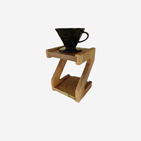 Ahşap Standlı Dripper V60 Set