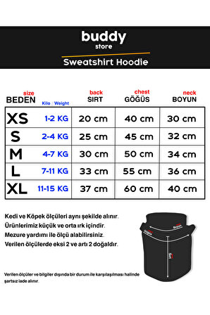 Kedi & Köpek Kıyafeti Sweatshirt Hoodie Koleksiyon - Duffy Duck Baskılı Siyah Sweatshirt