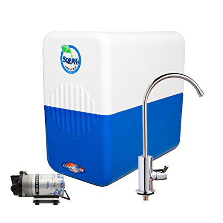 Spring Water Premium 8 Litre Pompalı Omnipure Filtreli Su Arıtma Cihazı