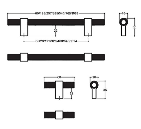 SYSTEM 128MM ROSE KULP SY8774 0128 RS-RS