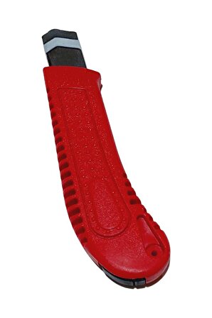 Yüksek Kalite Metal Uçlu Sağlam Plastik Büyük Maket Bıçağı Kırmızı