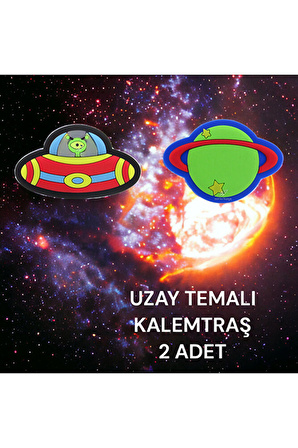 UZAY TEMALI KALEMTIRAŞ 2 ADET