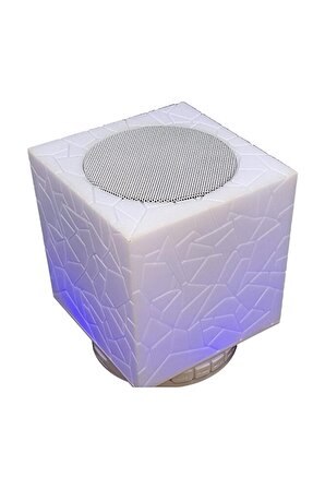 Akıllı Gece Lambası Ve Bluetooth Hoparlör Ses Bombası Ritme Göre Renk Değiştiren Speaker