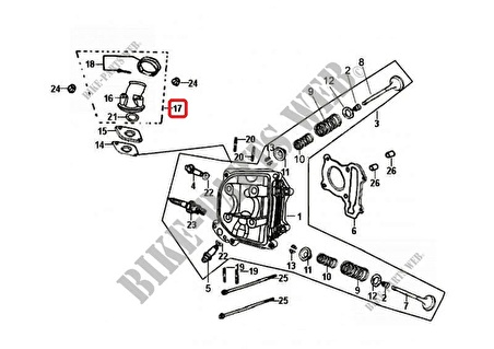 SYM ESKİ MODEL ORBIT 125 - FIDDLE 125 MANİFOLD