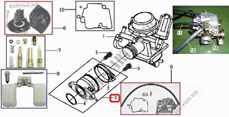 SYM HD 125 - HD 200 - JOYRIDE 200 MANİFOLD