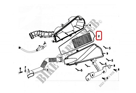 SYM ORBIT II 50 HAVA FİLTRE