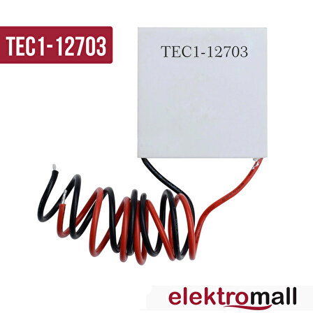 TEC1-12703 Termoelektrik soğutucu - Peltier soğutucu