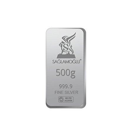 500 Gram Külçe Gümüş