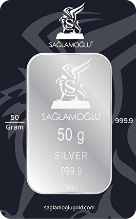 50 Gram Külçe Gümüş