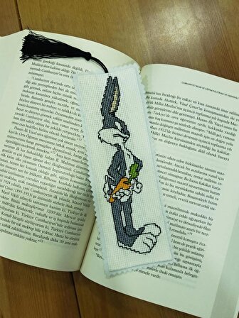 Bugs Bunny Kanaviçe Kitap Ayracı