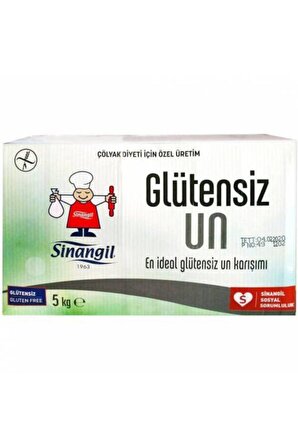 Sinangil Glutensiz Un 5 Kg + 5 Kg 2'li Set