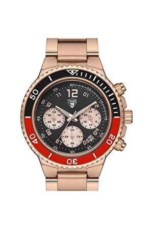 Tiger Rose Gold Renkli Çelik Kordonlu Analog Kol Saati