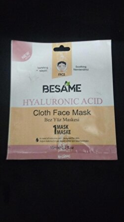 Besame Somon Yağı Hyaluronik Asit Nem Bombası Kağıt Yüz Maskesi