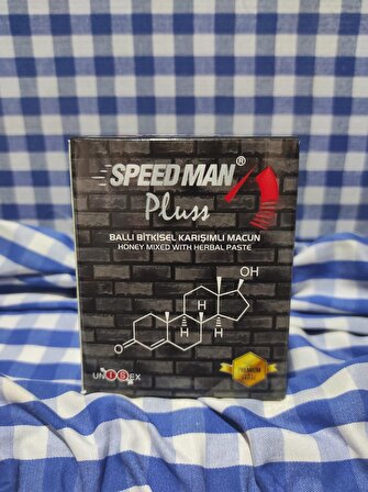 Speed Man Plus Ballı Bitkisel Karışımlı Macun
