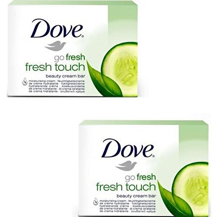 Dove Go Fresh Touch Sabun 100 gr x 2'Li Set