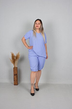 Truvaxxl Kadın Giyim Dokuma Kaprili Takım Renkli Tk332