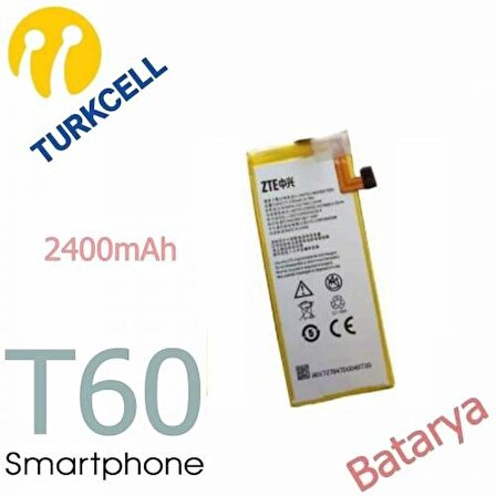 Turkcell T60 Batarya Turkcell T60 Uyumlu Batarya
