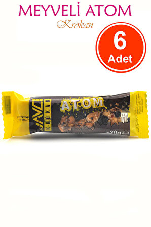 Meyveli Atom Krokan 30 G x 6 Adet