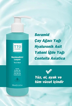 TTO Clinic Nemlendirici Losyon 200 ml