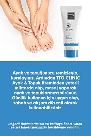 Tto Clinic Ayak Topuk Bakım Kremi 100 Ml