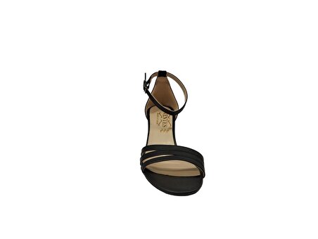 Ventes 6391504Z Tek Bant 5 cm Kalın Topuklu Günlük Kadın Sandalet Topuklu Ayakkabı