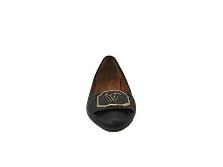 Merry Pace 2343016Z Yumuşak Pedli Kısa Topuk Toka Detaylı Günlük Kadın Babet Ayakkabı