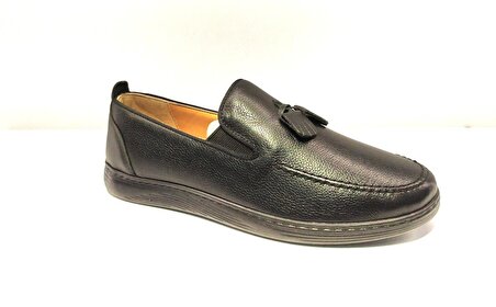 Mertto Püsküllü Hakiki Deri Günlük Loafer Erkek Ayakkabı