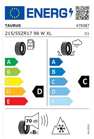 Taurus 215/55 R17 98W XL All Season Binek Dört Mevsim Lastiği 2024