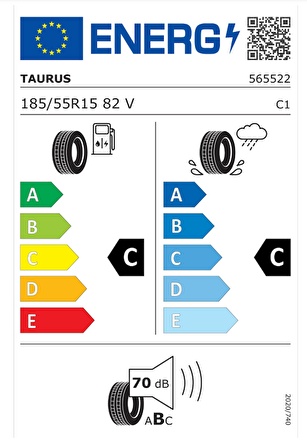 Taurus 185/55 R15 82V High Performance Binek Yaz Lastiği Üretim 2024