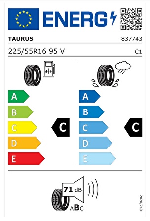 Taurus 225/55 R16 95V High Performance Binek Yaz Lastiği Üretim 2024