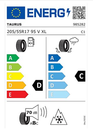 Taurus 205/55 R17 95V XL All Season Binek Dört Mevsim Lastiği 2024