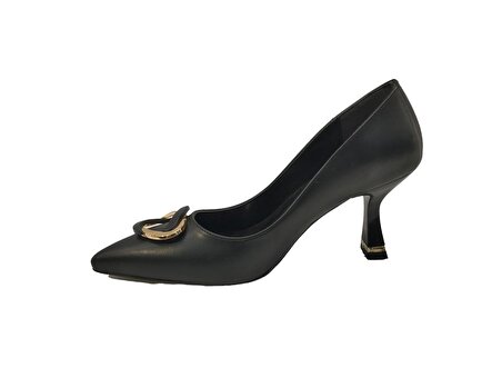 Ventes 573439Z Sivri Burun Toka Detaylı Kadeh Topuk Günlük Kadın Topuklu Ayakkabı