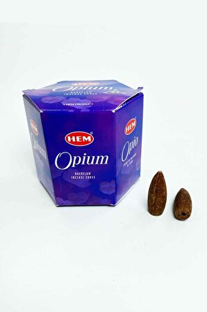 10 Adet Geri Akış Backflow Şelale Tütsü Konisi Tütsü Back Opium Gül