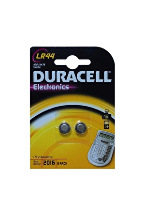 Duracell LR44/AG13/A76 1.5 Volt Alkalin Pil 2'li Paket