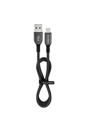 12 Watt 2.4A Usb-A To Lightning 1.2M Hızlı Şarj Kablosu Siyah FC35