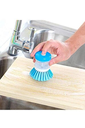 Sıvı Sabun Deterjan Hazneli Bulaşık Temizlik Fırçası