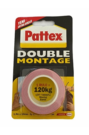 Pattex Double Montage Çift Taraflı Bant 120 kg