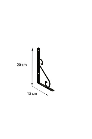 Ferforje Raf Altı No:2 Siyah