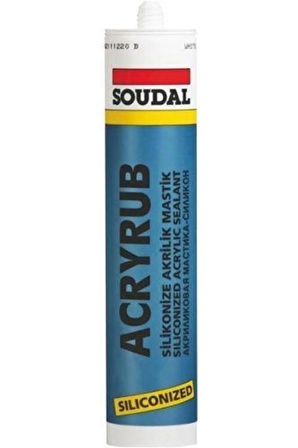 Soudal Acryrub Silikonize Mastik 310 ml Antrasit