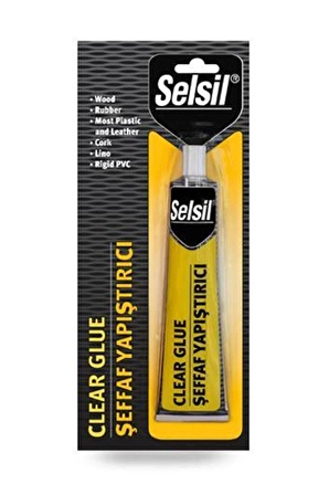 Selsil Clear Glue Şeffaf Yapıştırıcı 70 Gr