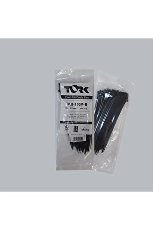Tork Siyah Kablo Bağı 2,5x150